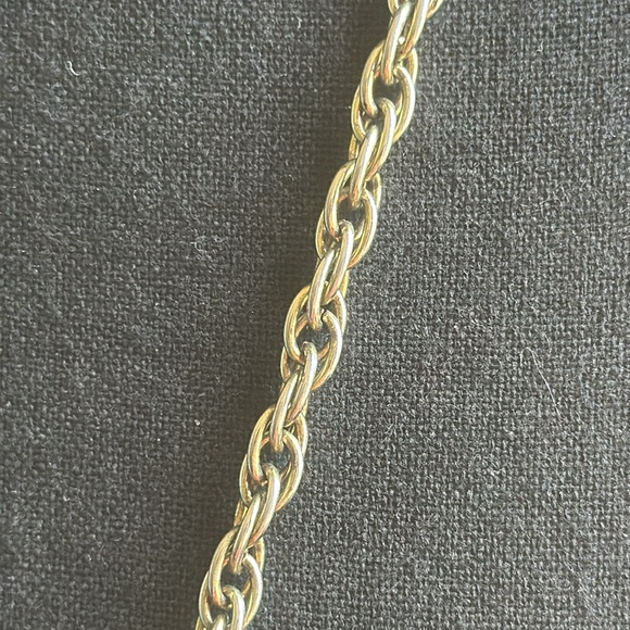 Long Boho Statement Necklace W/Turquoise Colored Stones - Picture 5 of 6